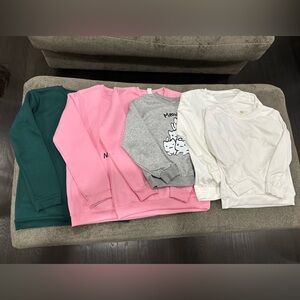 Girls Sweatshirt Bundle Size 9/10